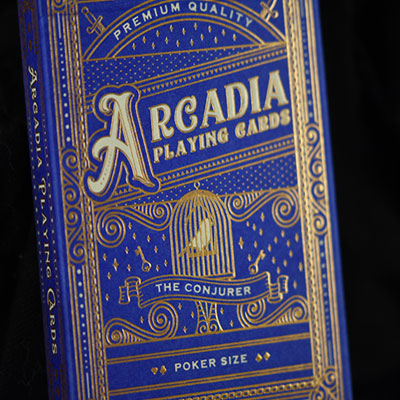 The Conjurer Playing Cards (Blue) by Arcadia Playing Cards