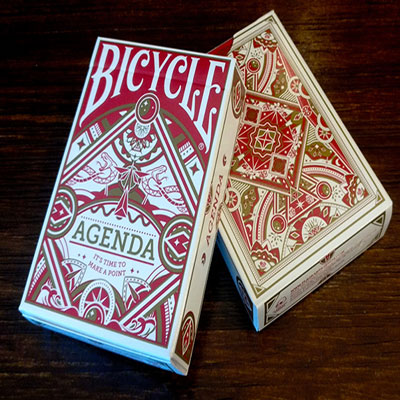 Agenda Red Basic Edition Playing Cards by EPCC