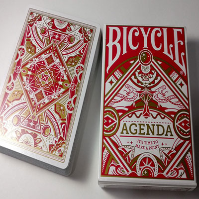 Agenda Red Basic Edition Playing Cards