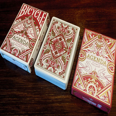 Agenda Red Basic Edition Playing Cards