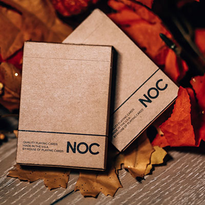 NOC on Wood (Brown) Playing Cards by Alex Pandrea