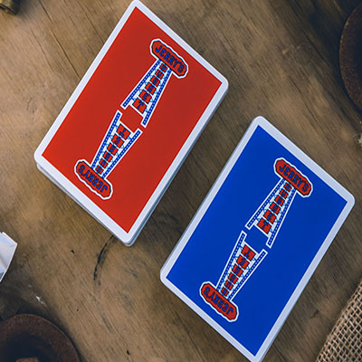 Modern Feel Jerrys Nuggets Gaff (Blue and Red) Playing Cards