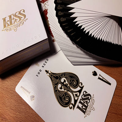 Less Playing Cards (Gold)
