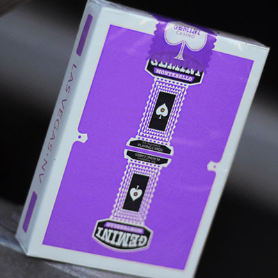 Gemini Casino Purple Playing Cards