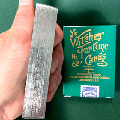 Limited Edition Ye Witches Silver Gilded Fortune Cards (2 Way Back)