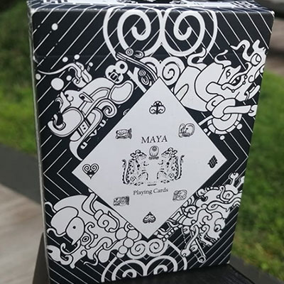 Maya Playing Cards Magic White by Oleon Art