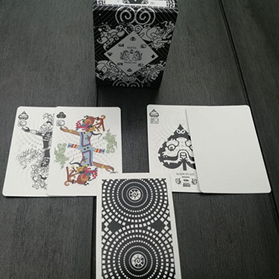 Maya Playing Cards Magic White