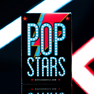 Pop Star Playing Cards by Riffle Shuffle
