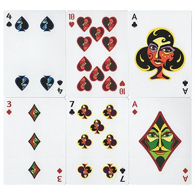 Vizago Lumina (Red) Playing Cards