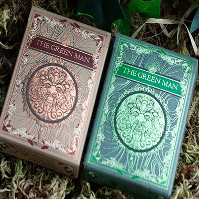 The Green Man Playing Cards (Autumn) by Jocu