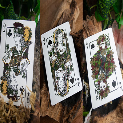 The Green Man Playing Cards (Spring)