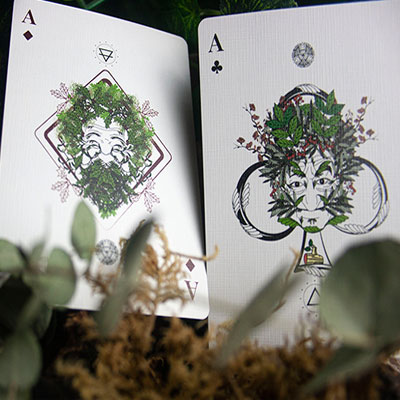 The Green Man Playing Cards (Spring)