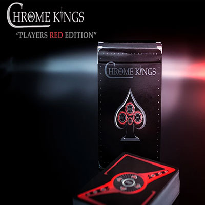 Chrome Kings Limited Edition Playing Cards (Players Red Edition) by Devo
