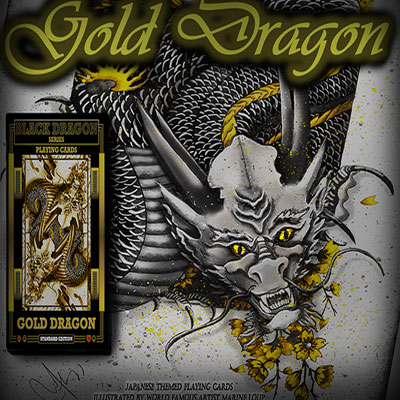 Gold Dragon (Standard Edition) Playing Cards by Craig Maidment