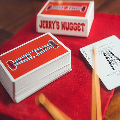 Modern Feel Jerry's Nuggets (Red Stripper) Playing Cards by USPCC