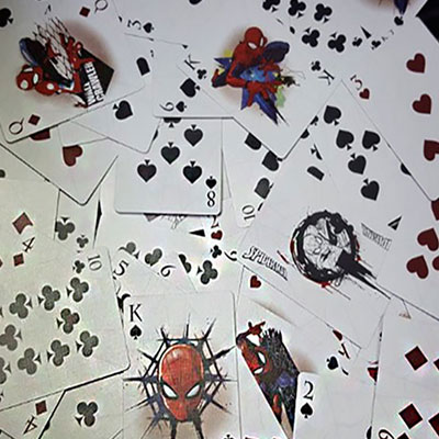 Avengers Spider-Man V1 Playing Cards