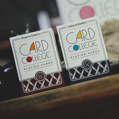 Card College (Red) Playing Cards by TCC