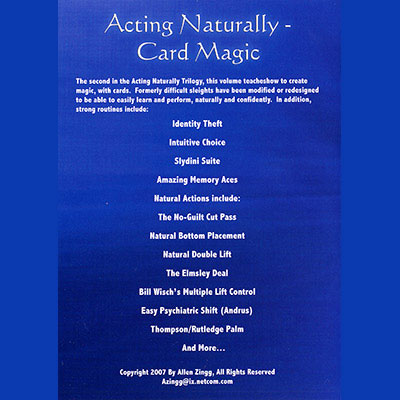Acting - Naturally (Card Magic)