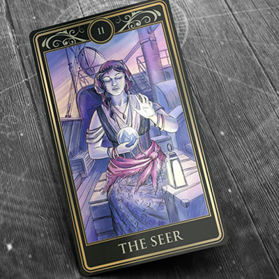 Deluxe Titanic Tarot Cards (Wood Box and Boarding Pass)