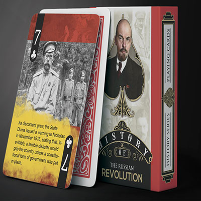 History Of Russian Revolution Playing Cards by USPCC