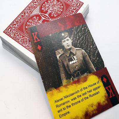 History Of Russian Revolution Playing Cards