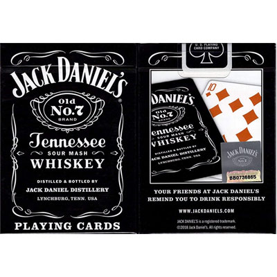 Jack Daniels Black/Honey Set Playing Cards