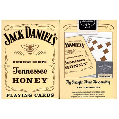 Jack Daniels Black/Honey Set Playing Cards