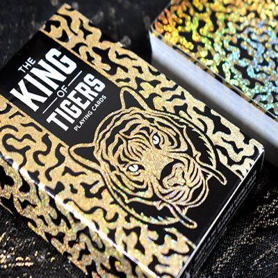 King Of Tiger Playing Cards by Midnight Cards