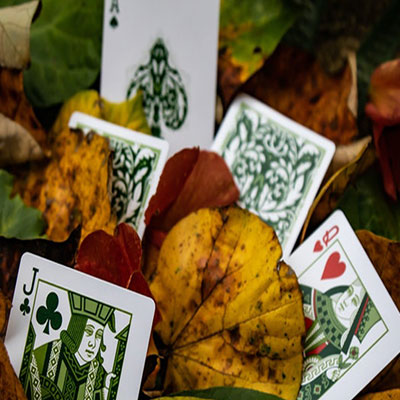 Leaves Collectors (White) Playing Cards