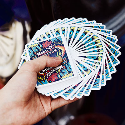 Magic Skeleton Playing Cards