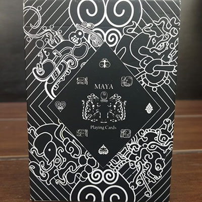 Maya Playing Cards Magic Black by Oleon Art