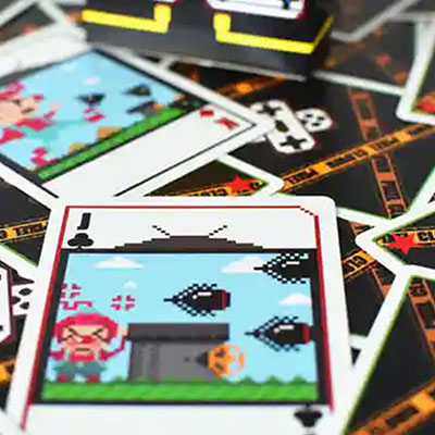 Pixel Clown Playing Cards