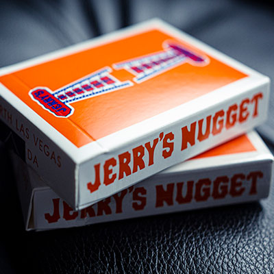 Vintage Feel Jerrys Nuggets (Orange) Playing Cards by EPCC