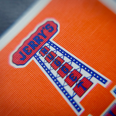 Vintage Feel Jerrys Nuggets (Orange) Playing Cards