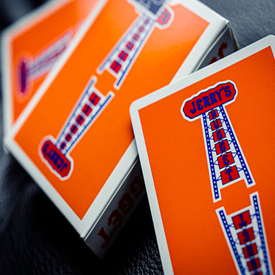 Vintage Feel Jerrys Nuggets (Orange) Playing Cards