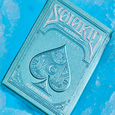 Solokid Cyan Playing Cards by Solokid