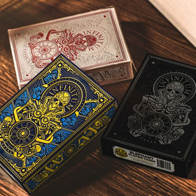 Infinitum Playing Cards (Ghost White)