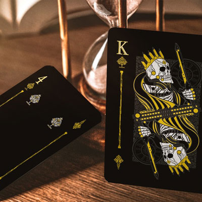 Infinitum Playing Cards (Midnight Black)