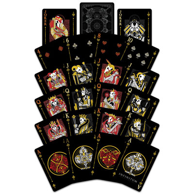 Infinitum Playing Cards (Midnight Black)