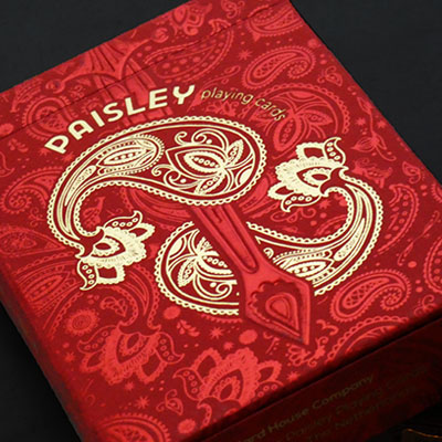 Paisley Royals (Red) by Dutch Card House Company