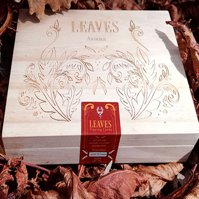 Leaves Autumn Edition Collector's Box Set by Dutch Card House Company