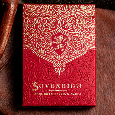 Sovereign STD Red Playing Cards by Jody Eklund