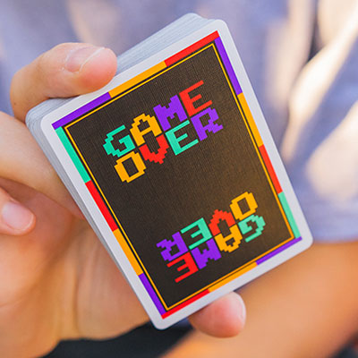 Game Over Playing Cards