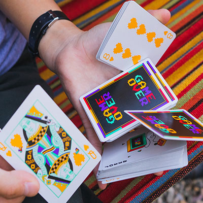 Game Over Playing Cards