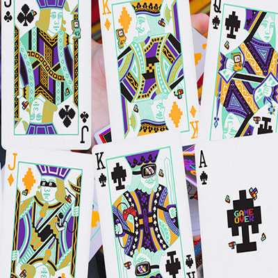 Game Over Playing Cards