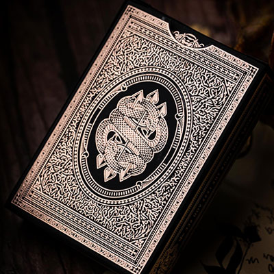 Devils in the Details Rose Gold Playing Cards