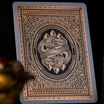 Devils in the Details Rose Gold Playing Cards