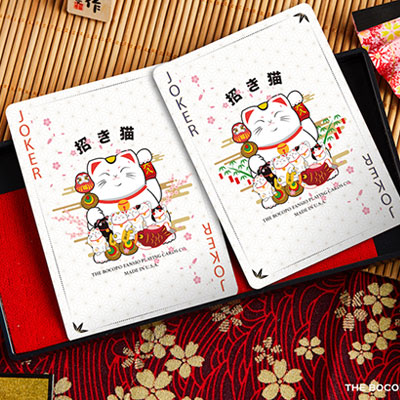 Bicycle Maneki Neko (RED) Playing Cards