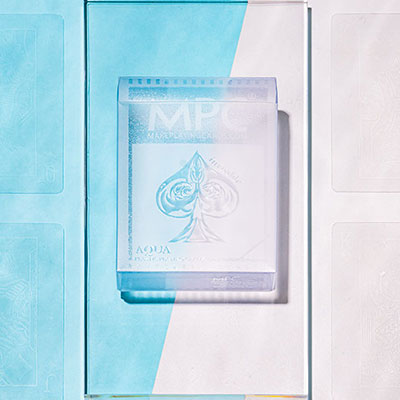 Invisible Aqua Playing Cards by MPC