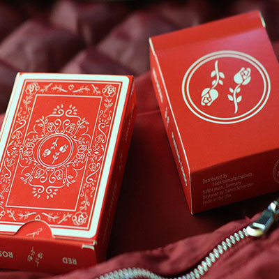 Red Roses Playing Cards by Daniel Schneider